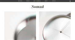 Desktop Screenshot of nomadwatches.com